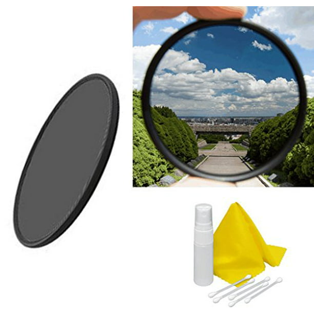 Microfiber Cleaning Cloth CPL for Canon VIXIA HF100 37mm Circular Polarizer Multicoated Glass Filter 